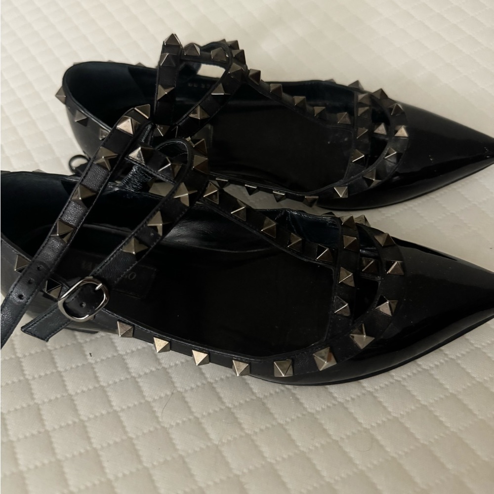 Valentino Caged Rockstud flats